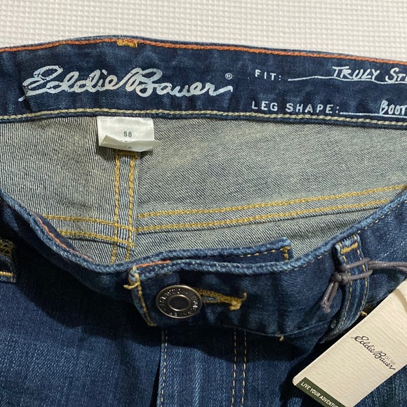 Eddie Bauer Truly Straight Bootcut Women Jeans Size 8 - Picture 7 of 12